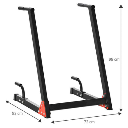 Heavy-Duty Dip Station – Reinforced Steel Triceps Bar with 200kg Capacity – Ergonomic Grips for Upper Body Strength – Home Gym Friendly Design