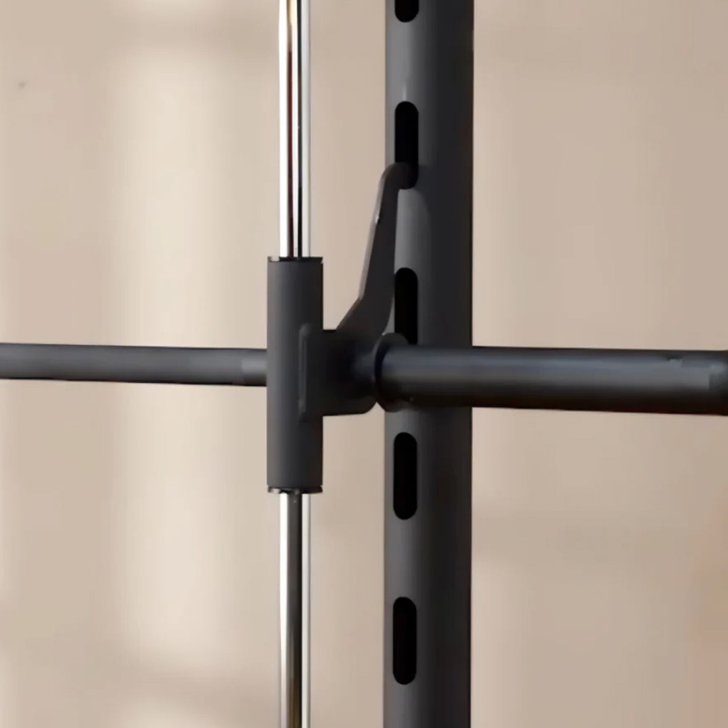 Smith Machine Squat Rack with Pull-Up Bar – 550lbs Max Load Multi-Function Weight Station – Heavy-Duty Steel Home Gym Equipment