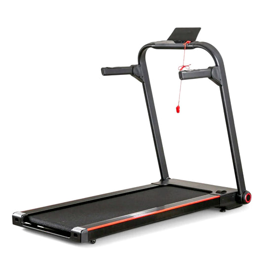 T103 Foldable Treadmill – Compact 14km/h Running Machine with LED Display – Cushioned Belt for Low-Impact Workouts – Space-Saving Home Fitness Equipment