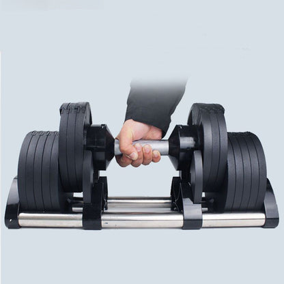 ROBURFLEX Adjustable Dumbbells 24–45kg – Quick Dial Weights, Anti-Slip Handle, Cast Iron – Single or Pair for Home Gym