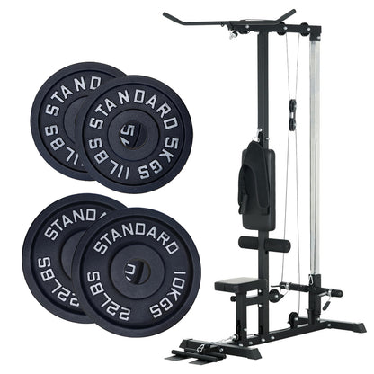Multi Gym Machine with 45kg/66kg Weight Stack – Compact Home Fitness Station for Full-Body Workouts – Heavy-Duty Strength Training System