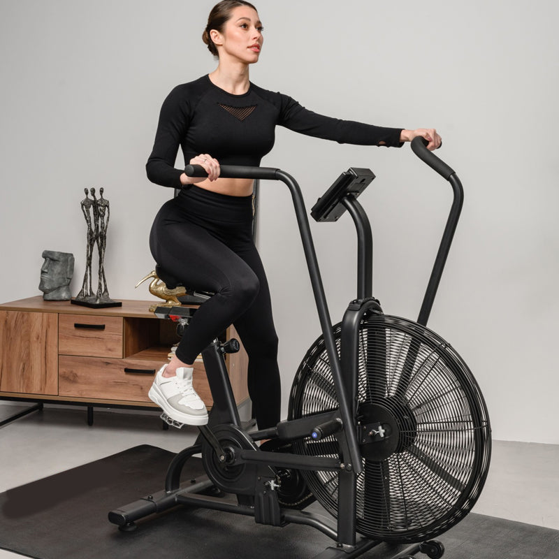 PRO Magnetic Exercise Bike – Silent Belt Drive, Adjustable Resistance & LCD Display – 8kg Flywheel, Cushioned Seat, Tablet Mount – Max User 120kg