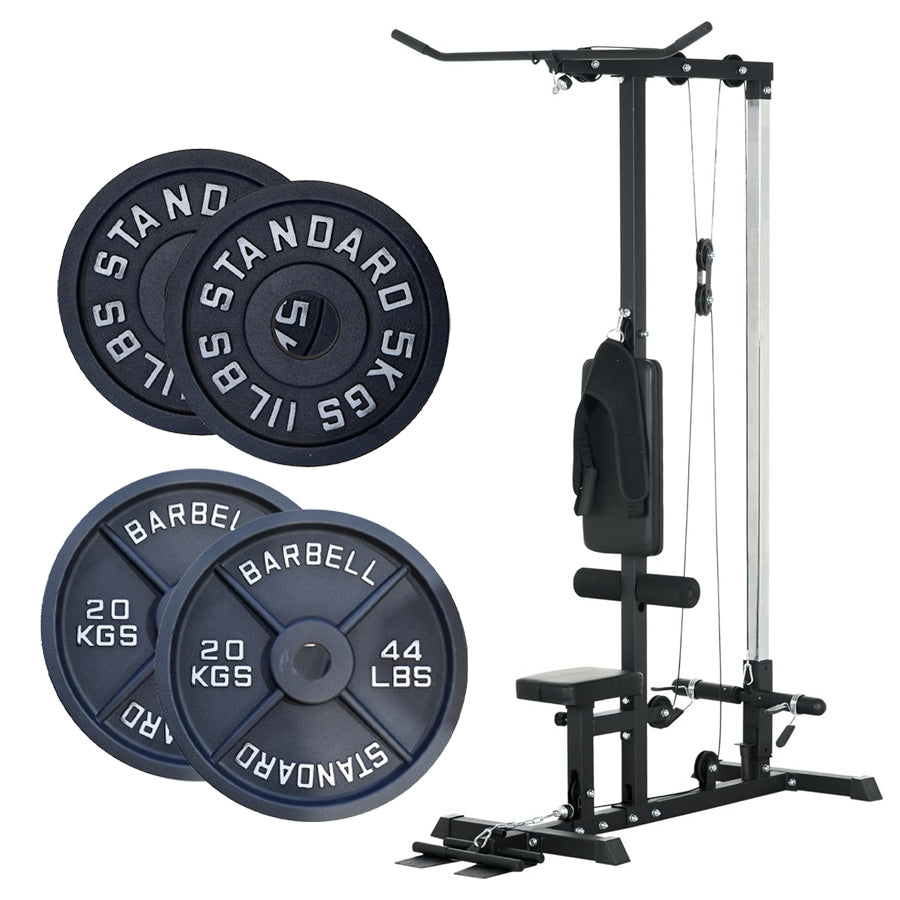 Multi Gym Machine with 45kg/66kg Weight Stack – Compact Home Fitness Station for Full-Body Workouts – Heavy-Duty Strength Training System