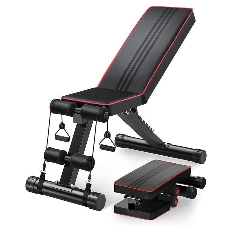 7-Position Adjustable Weight Bench – Foldable, 320kg Capacity, Incline/Decline/Flat Strength Training Bench for Full-Body Workouts