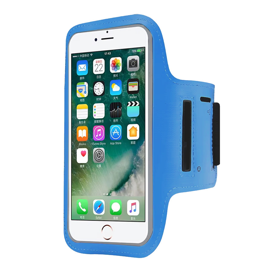 Sports Armband Phone Holder – Adjustable, Water-Resistant & Touchscreen Compatible with Card Slot & Key Pocket for Running, Cycling & Gym