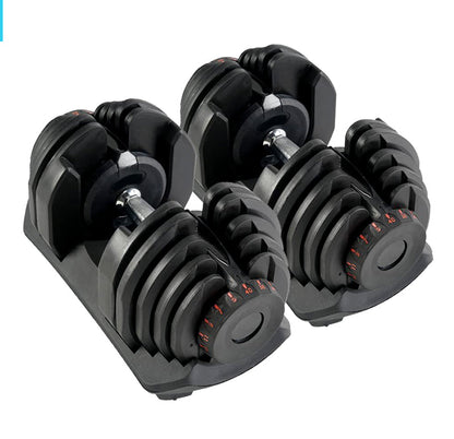 40kg Adjustable Dumbbell – 17-in-1 Quick Dial, Non-Slip Handle, Space-Saving Home Gym Weight for All Fitness Levels