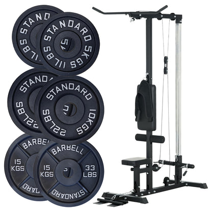 Multi Gym Machine with 45kg/66kg Weight Stack – Compact Home Fitness Station for Full-Body Workouts – Heavy-Duty Strength Training System