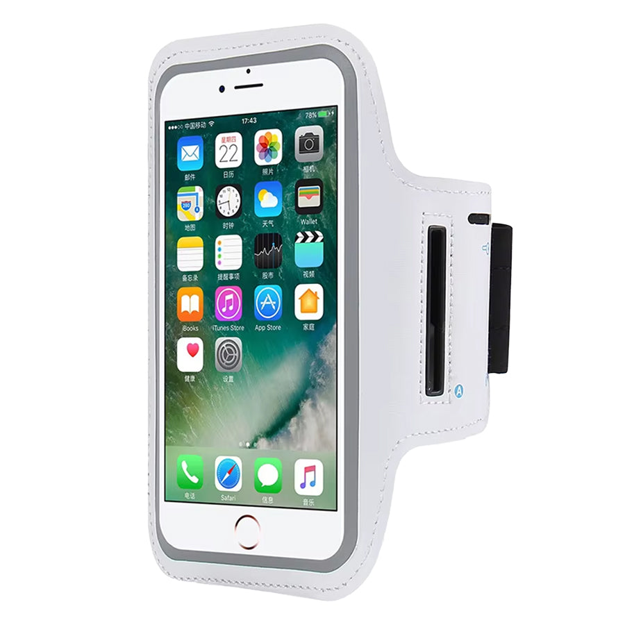 Sports Armband Phone Holder – Adjustable, Water-Resistant & Touchscreen Compatible with Card Slot & Key Pocket for Running, Cycling & Gym