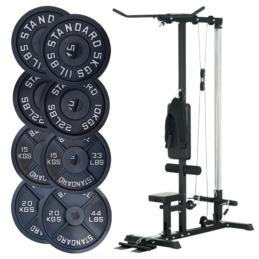 Multi Gym Machine with 45kg/66kg Weight Stack – Compact Home Fitness Station for Full-Body Workouts – Heavy-Duty Strength Training System