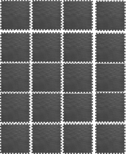 Interlocking Puzzle Exercise Mats – 10mm EVA Foam Tiles with Non-Slip Rubber Top & Shock Absorption – Water-Resistant Home Gym Flooring