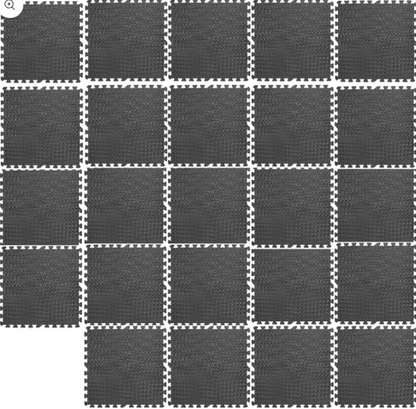 Interlocking Puzzle Exercise Mats – 10mm EVA Foam Tiles with Non-Slip Rubber Top & Shock Absorption – Water-Resistant Home Gym Flooring