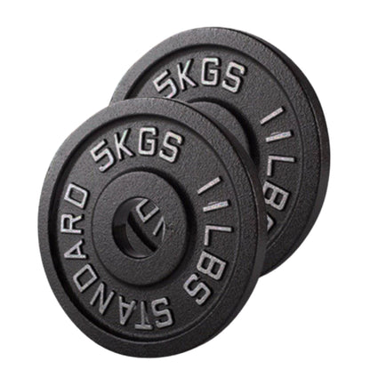 Cast Iron Weight Plates – Premium Strength Training Discs for Home & Commercial Gyms – Singles, Pairs & Full Sets with Optional Barbells
