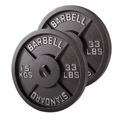 Cast Iron Weight Plates – Premium Strength Training Discs for Home & Commercial Gyms – Singles, Pairs & Full Sets with Optional Barbells