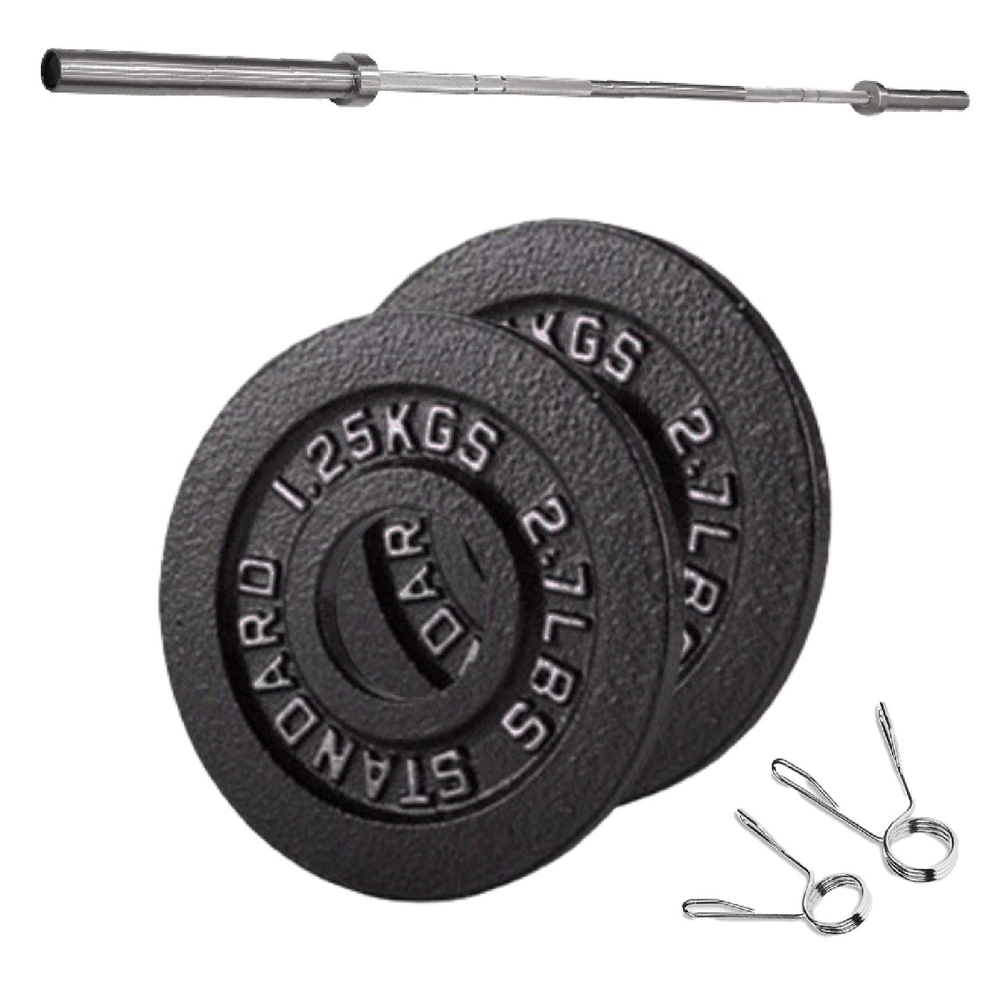 Cast Iron Weight Plates – Premium Strength Training Discs for Home & Commercial Gyms – Singles, Pairs & Full Sets with Optional Barbells