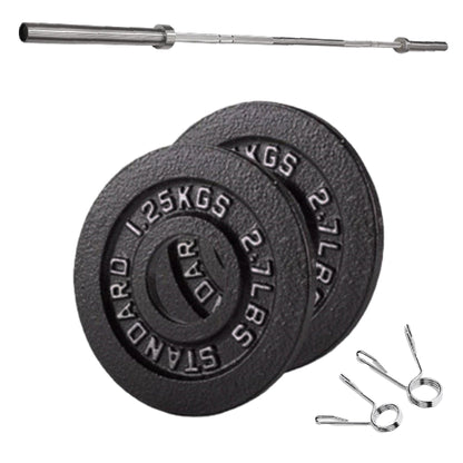 Cast Iron Weight Plates – Premium Strength Training Discs for Home & Commercial Gyms – Singles, Pairs & Full Sets with Optional Barbells