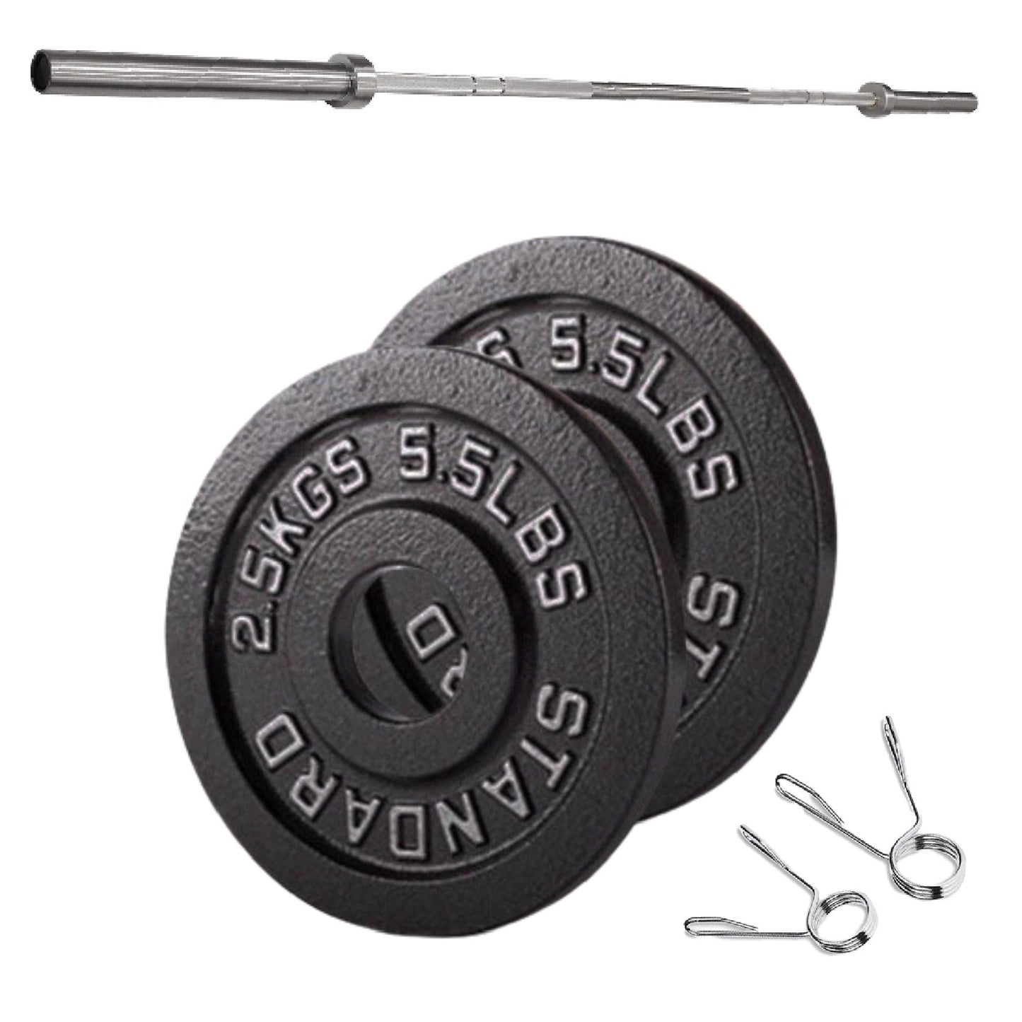 Cast Iron Weight Plates – Premium Strength Training Discs for Home & Commercial Gyms – Singles, Pairs & Full Sets with Optional Barbells