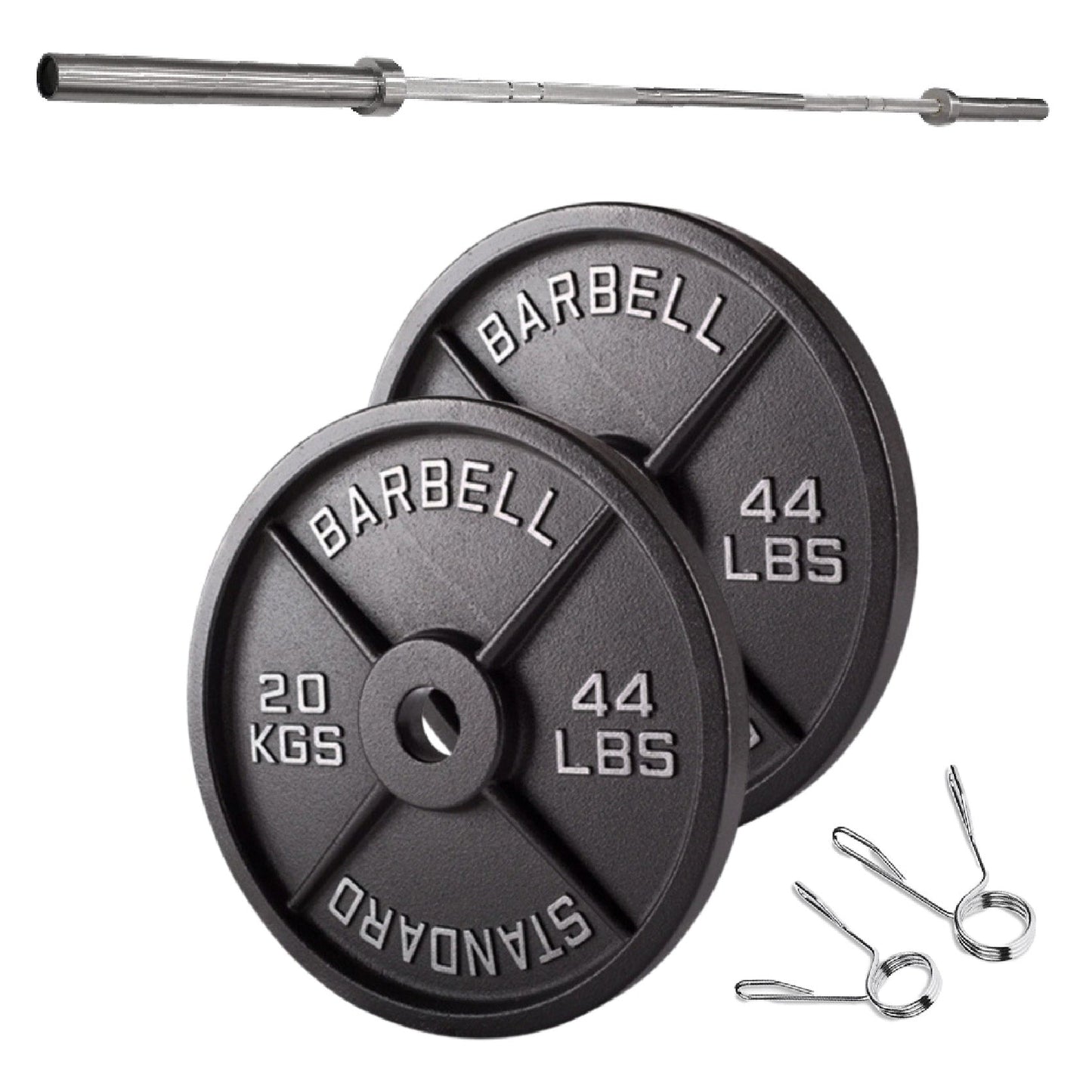 Cast Iron Weight Plates – Premium Strength Training Discs for Home & Commercial Gyms – Singles, Pairs & Full Sets with Optional Barbells