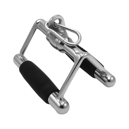 Cable Machine Attachments Set – Chrome Bars, Textured Handles & Adjustable Leg Cuff for Full-Body Strength Training in Home Gym