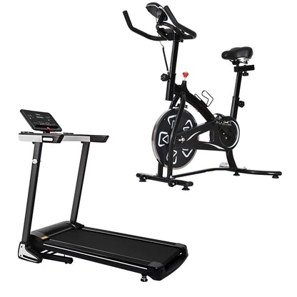 T103 Foldable Treadmill – Compact 14km/h Running Machine with LED Display – Cushioned Belt for Low-Impact Workouts – Space-Saving Home Fitness Equipment