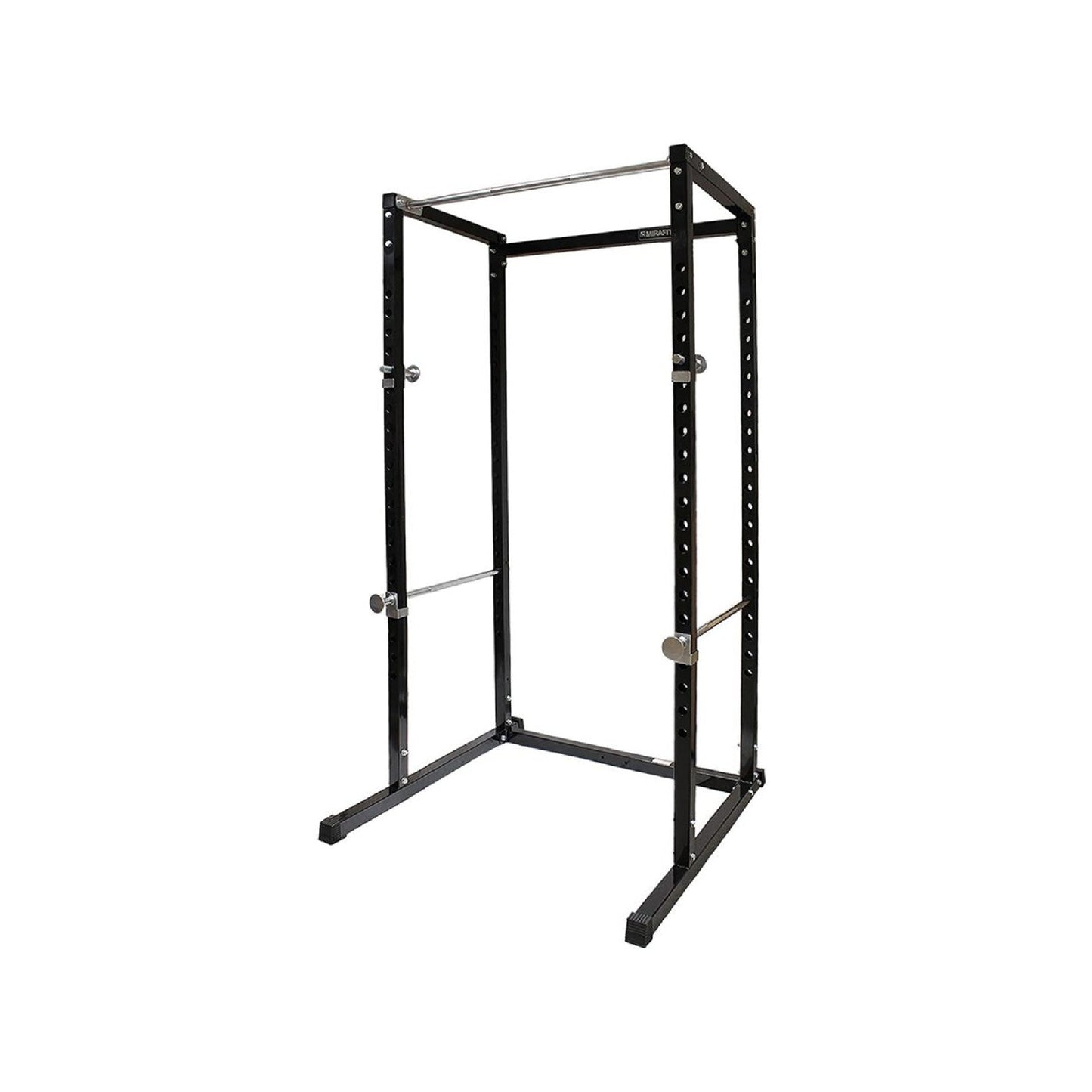 G100 Heavy-Duty Power Rack – Reinforced Steel Squat Cage with Pull-Up Bar & Adjustable Positions for Squats & Bench Press