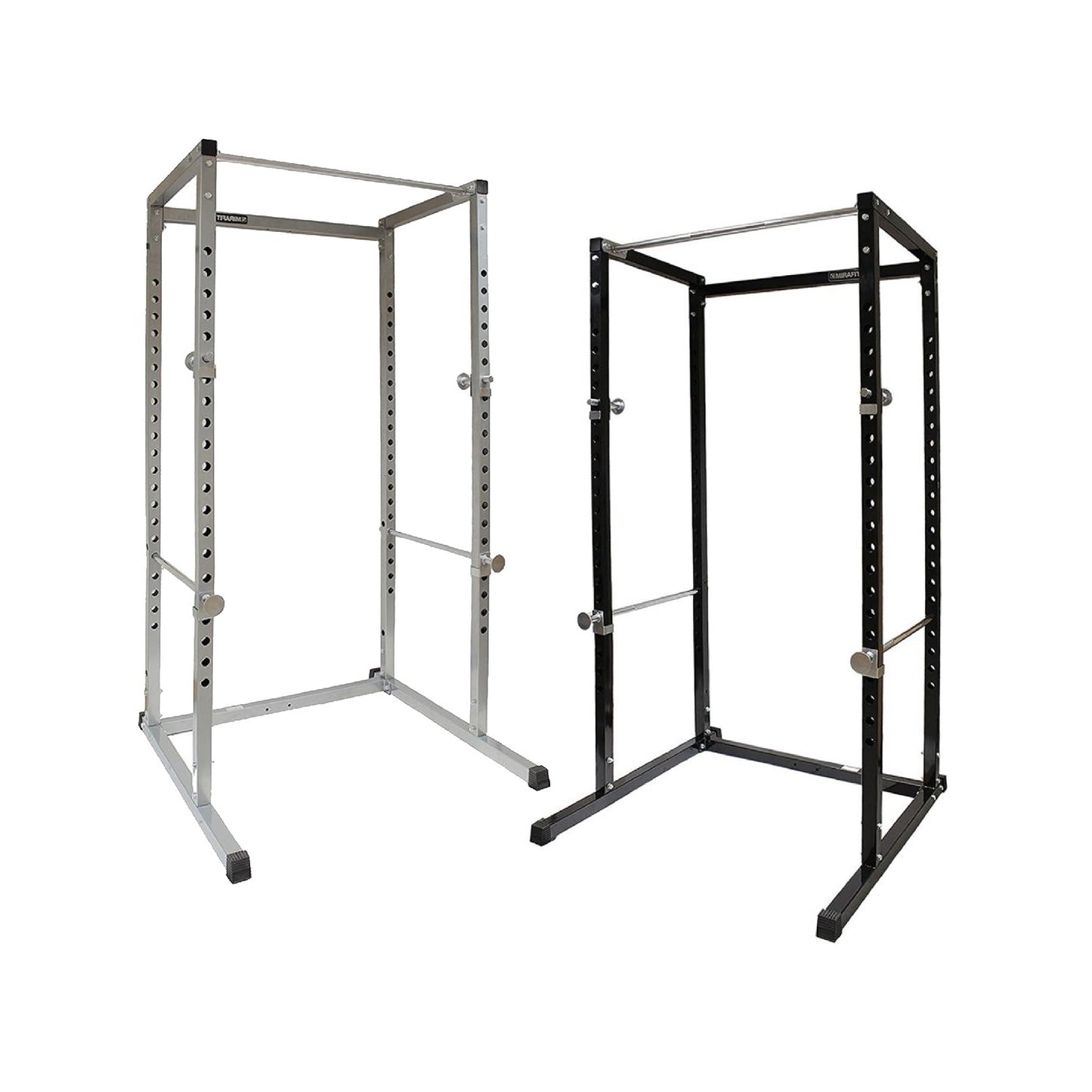 G100 Heavy-Duty Power Rack – Reinforced Steel Squat Cage with Pull-Up Bar & Adjustable Positions for Squats & Bench Press