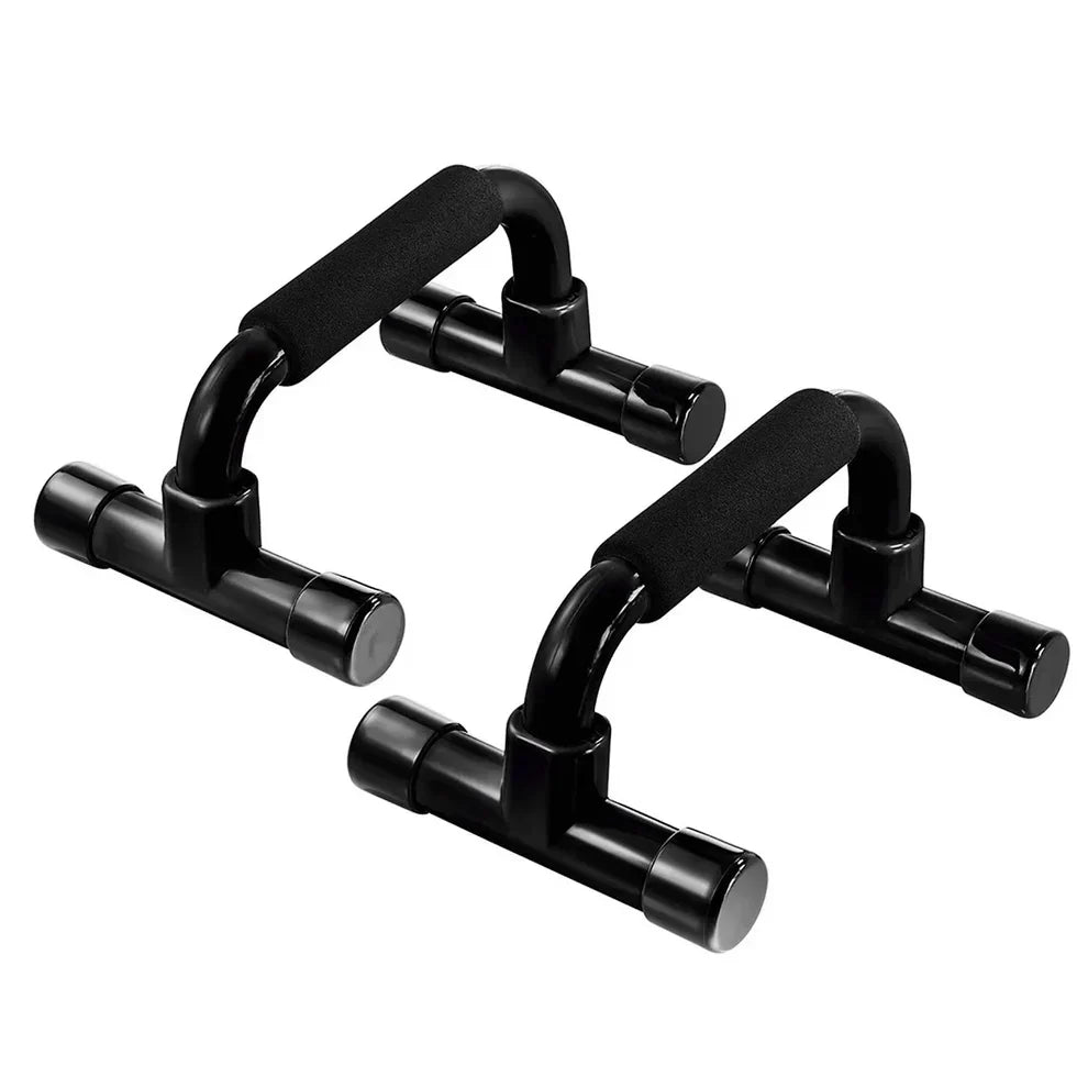 Black pull-up bar on a white background