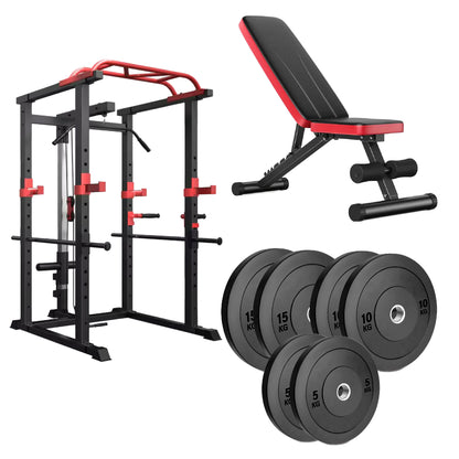 LAT Pulldown Machine – Dual Pulley Cable System with Adjustable Seat for Back & Upper Body Strength Training at Home