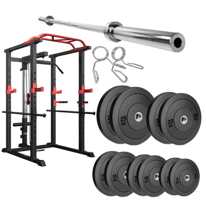 LAT Pulldown Machine – Dual Pulley Cable System with Adjustable Seat for Back & Upper Body Strength Training at Home