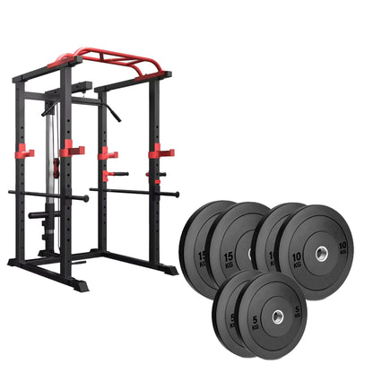 LAT Pulldown Machine – Dual Pulley Cable System with Adjustable Seat for Back & Upper Body Strength Training at Home