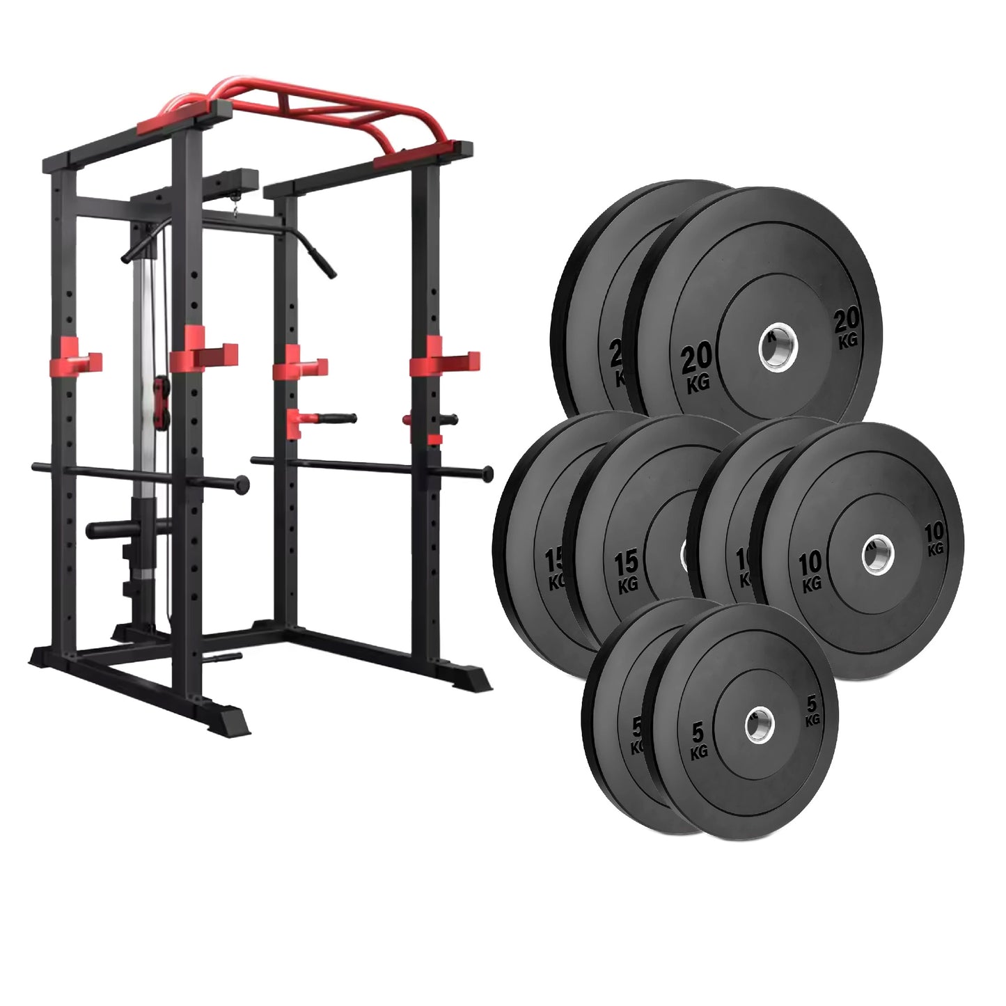 LAT Pulldown Machine – Dual Pulley Cable System with Adjustable Seat for Back & Upper Body Strength Training at Home