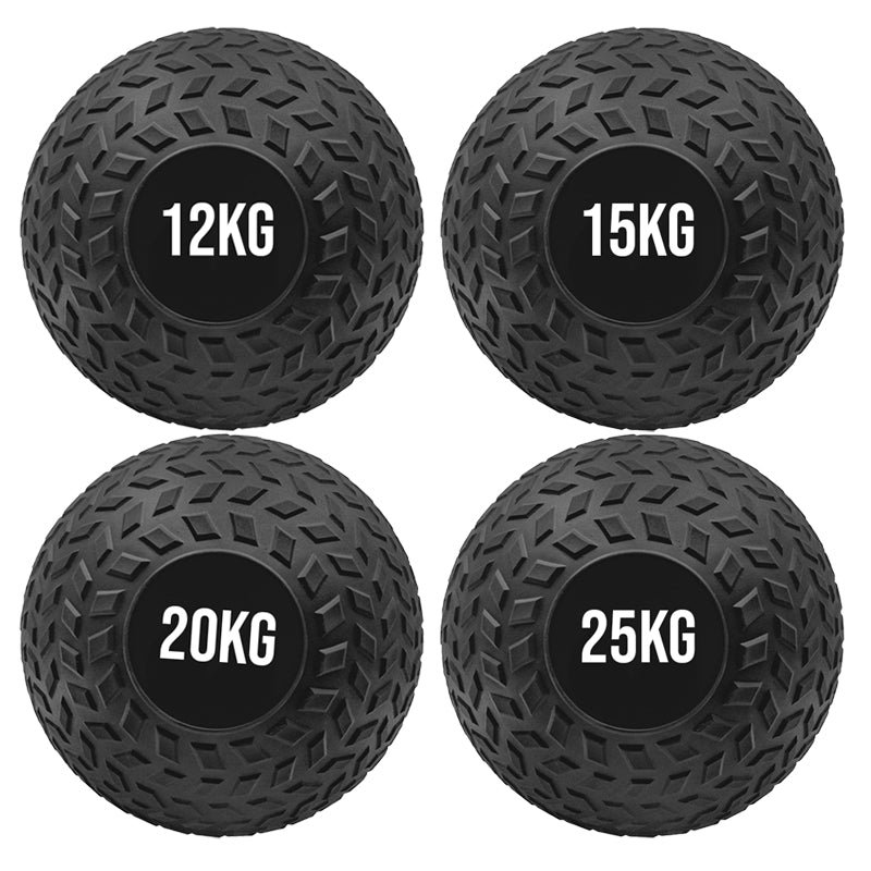 Treaded Slam Balls – No-Bounce Rubber Medicine Balls with Textured Grip for Strength, Core & MMA Training