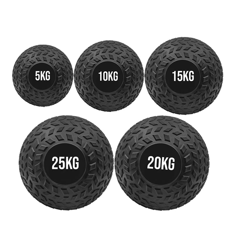 Treaded Slam Balls – No-Bounce Rubber Medicine Balls with Textured Grip for Strength, Core & MMA Training