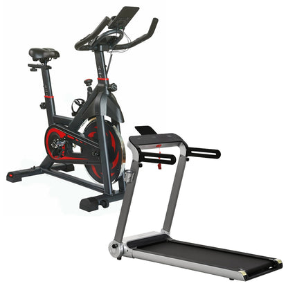 Premium Indoor Exercise Bike – Quiet Belt Drive, LCD Display & Adjustable Resistance – Customisable for Home Workouts