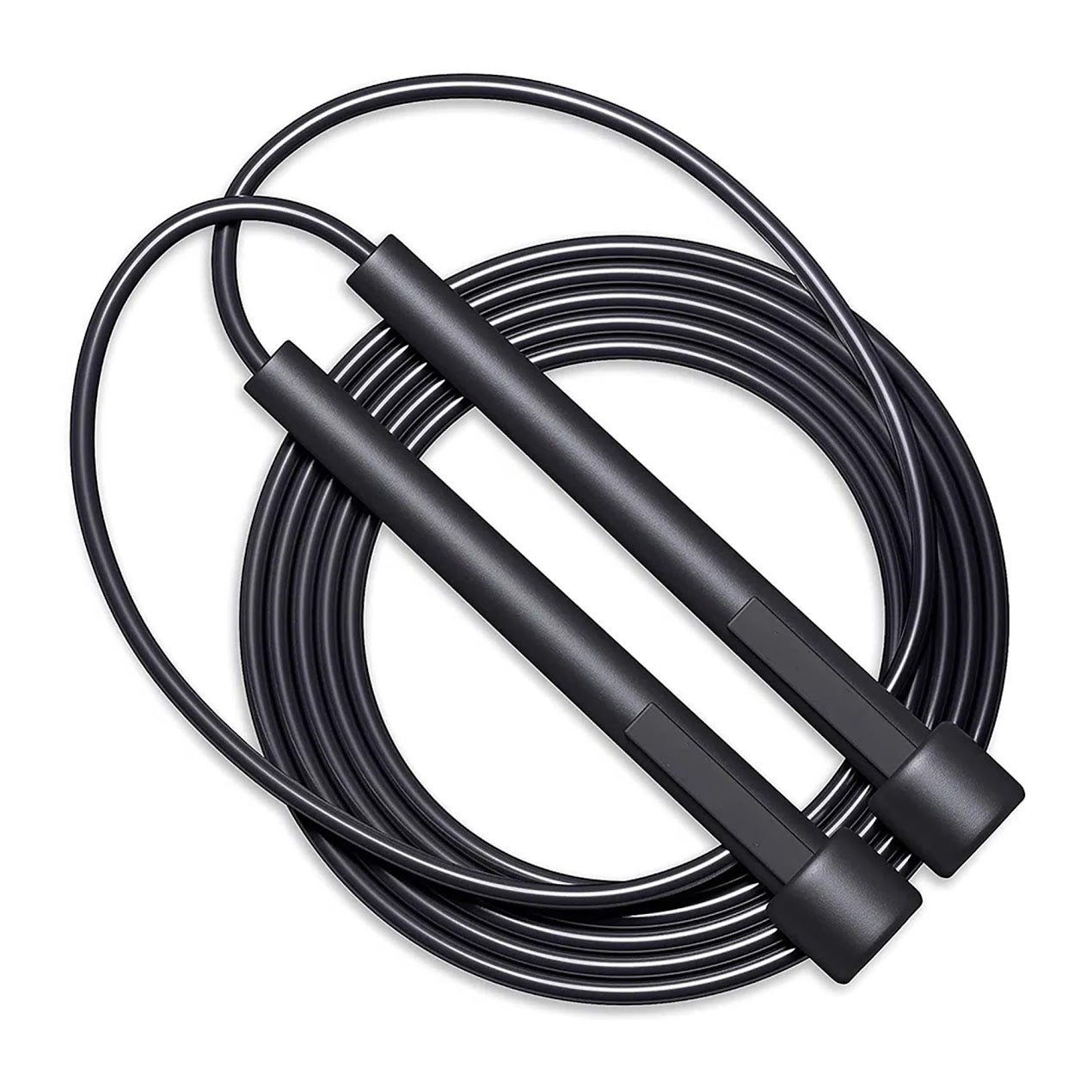 PVC Adjustable Skipping Rope – Black Jump Rope for Adults | Durable, Tangle-Free Design for Cardio, HIIT, Boxing, CrossFit, Home & Outdoor Fitness Training