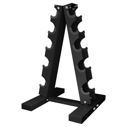 Neoprene Dumbbell Tree Rack – 3-Tier or 5-Tier Space-Saving Stand with Heavy-Duty Steel & Powder-Coated Finish for Home Gym