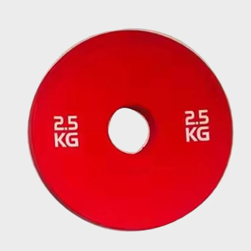 Color Coded Olympic Bumper Plate – Fractional Weight Plates for Cross Training & Strength Workouts, Durable Rubber, Easy ID Home Gym Plates