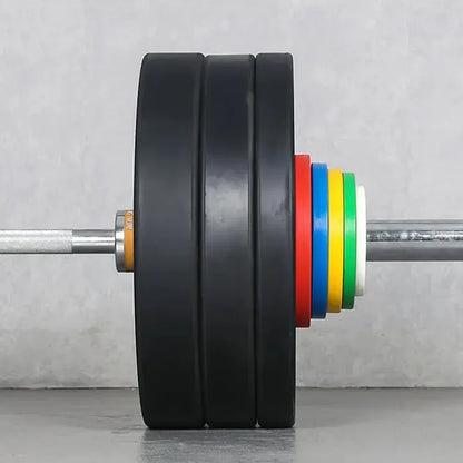 Color Coded Olympic Bumper Plate – Fractional Weight Plates for Cross Training & Strength Workouts, Durable Rubber, Easy ID Home Gym Plates
